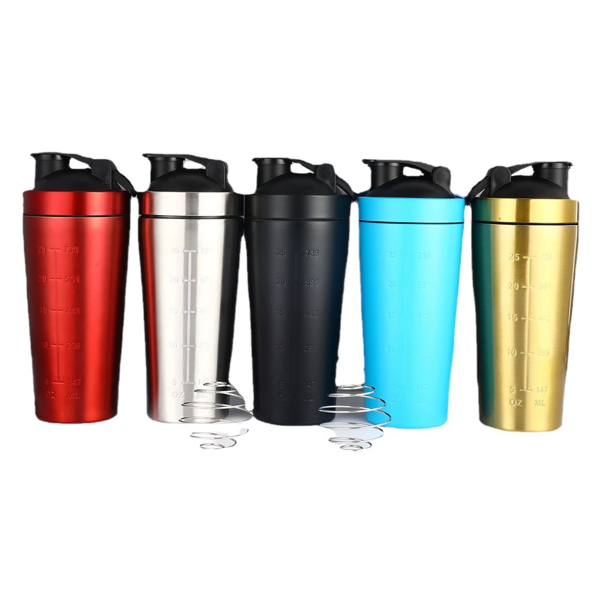 K614 Однослойная чашка для фитнеса 304 из нержавеющей стали спортивный чайник тренажерный зал большой емкости спортивная чашка с мячом