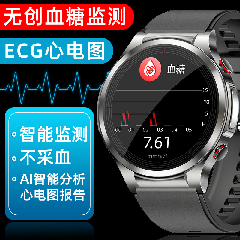 Reloj Inteligente W11PRO con Monitorización de ECG, Temperatura Corporal, Presión Arterial, Oxígeno en Sangre, Fabricante de Relojes Inteligentes con Monitorización de Salud