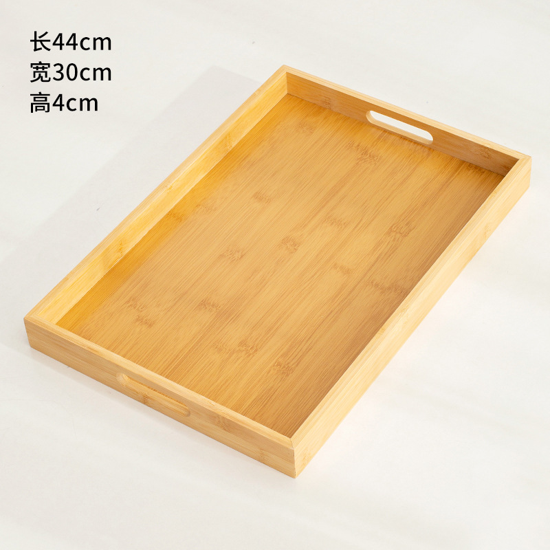 고급 손잡이-44*30*4-대나무 트레이