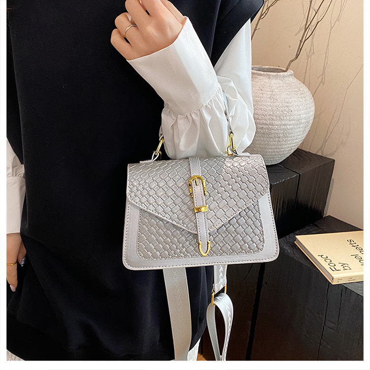 307g Weight Magnetic Buckle Closure Type Single Shoulder Strap Strap Type Crossbody Bag Bags Type Daily Occasion Pu Leather Material Color Block, Solid Color Pattern All Seasons Season Women's Gender Classic Style Style Square Shape Small Size Women's Small Pu Leather Color Block Solid Color Classic Style Square Magnetic Buckle Crossbody Bag 20