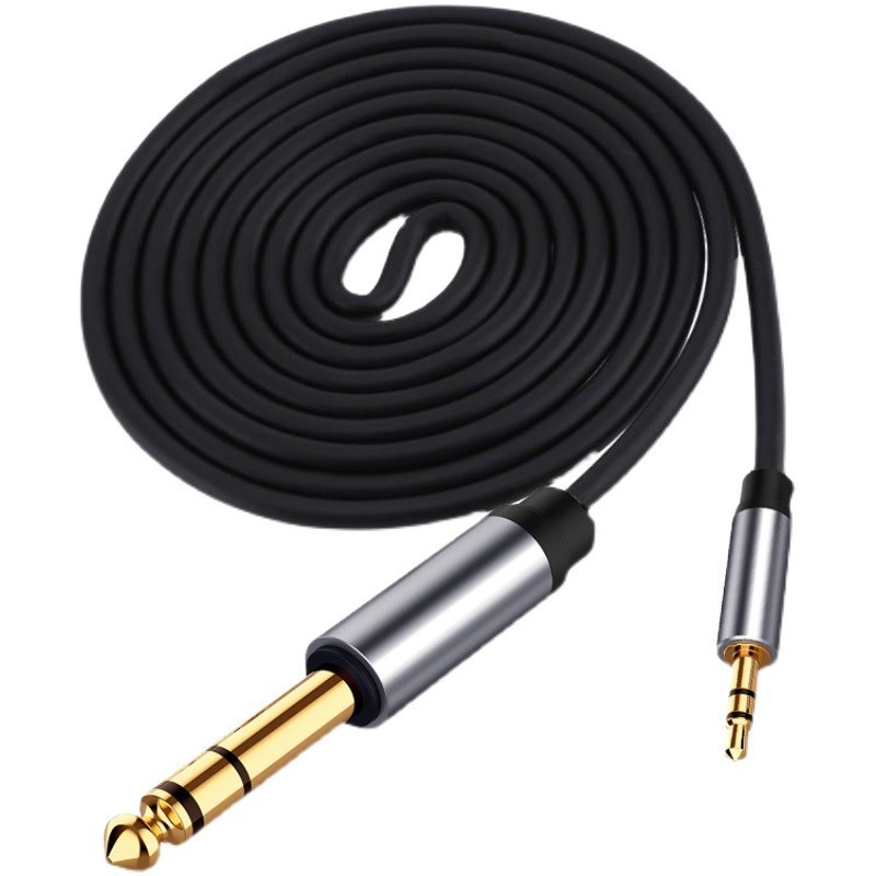 3.5 To 6.5 Male To Male Mobile Phone Computer Amplifier Audio Mixer...