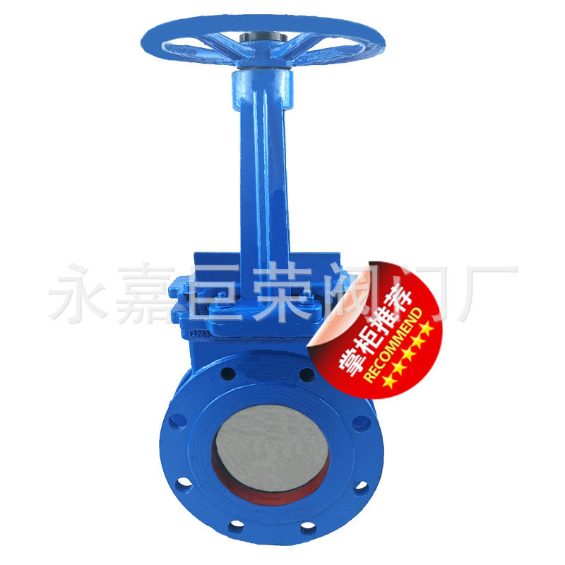 暗杆刀闸阀 手动 不锈钢材质 型号PZ73H-10P 硬密封