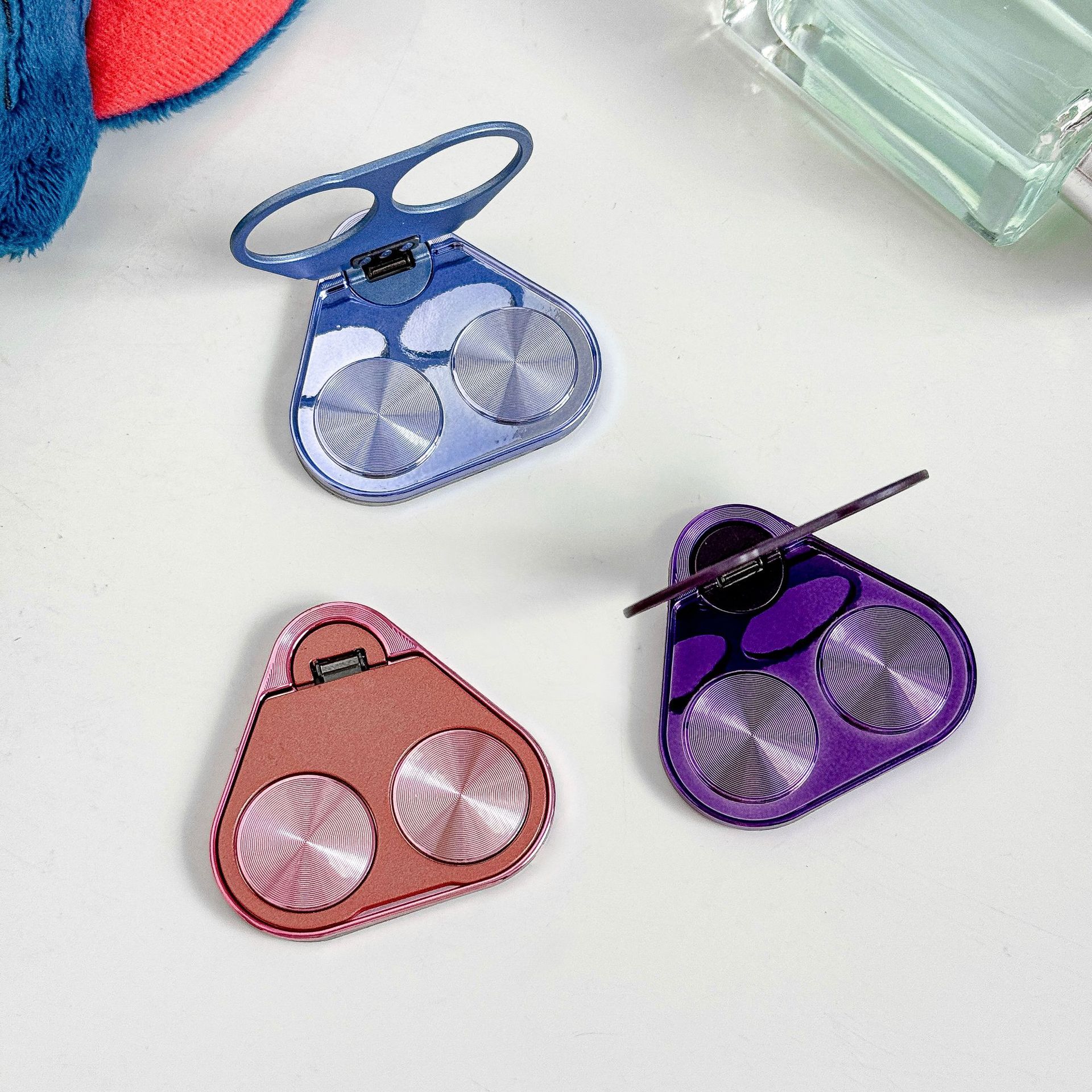 Holder Handheld Creative Phone Portable Ring Clip Double Circle 360 Rotating Stand_voghion.com