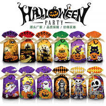 万圣节跨境热销零食糖果袋礼物包装袋主题派对讨糖袋创意礼品袋子