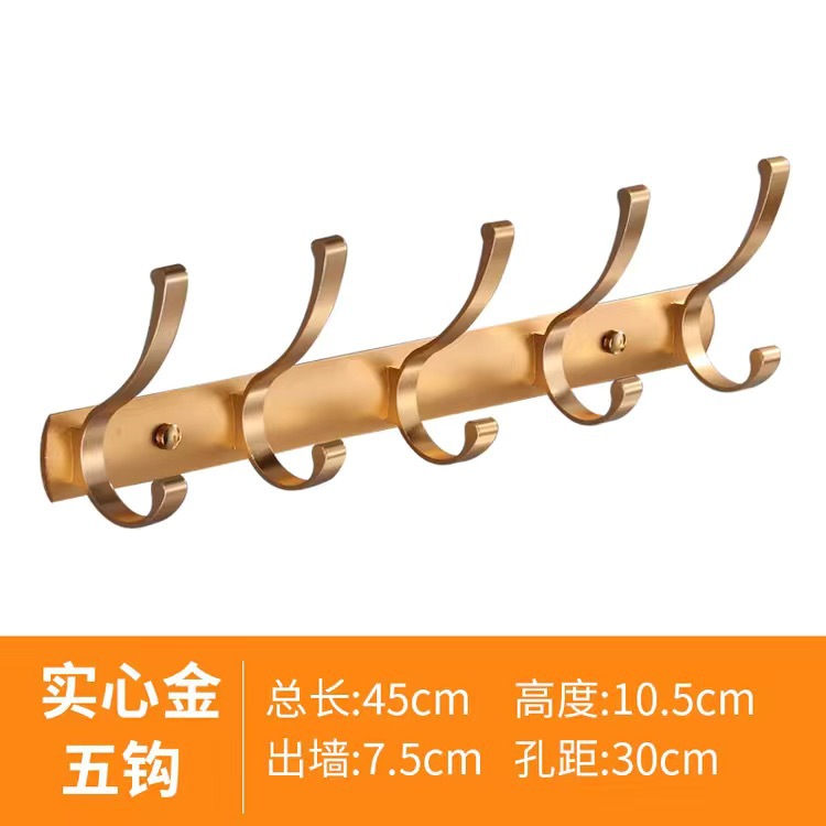 Oro sólido 5 ganchos