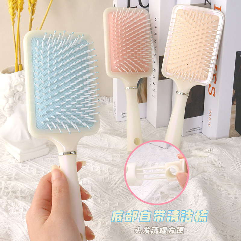 かわいい人魚姫櫛家庭用エアマット櫛女性長髪巻きマッサージ大板順髪エアバッグ櫛|undefined
