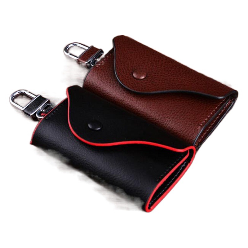 Men's Genuine Leather Key Case Business Cowhide Key Case Door Key Case Keychain Leather 6002