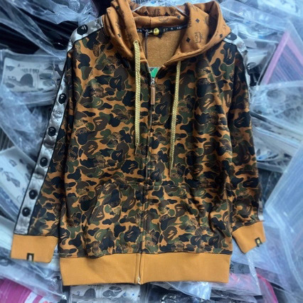 Cross-Border Wholesale of Japanese Trendy Brand Bap ✖️ Mcm Camouflage Zip-Up Hoodie Sports Cardigan Zip-Up Jacket with Hood Cross-Border Wholesale of Japanese Trendy Brand Bap ✖️ Mcm Camouflage Zip-Up Hoodie Sports Cardigan Zip-Up Jacket with Hood