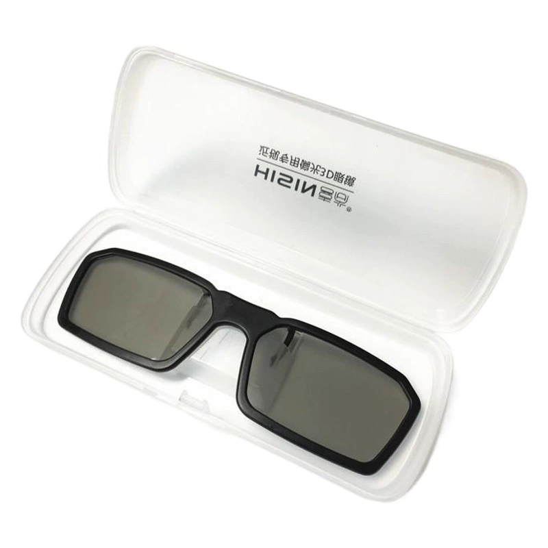 Горячий стиль близорукости с 3D очки клип объектив квадратный клип висит часть 3d кино очки