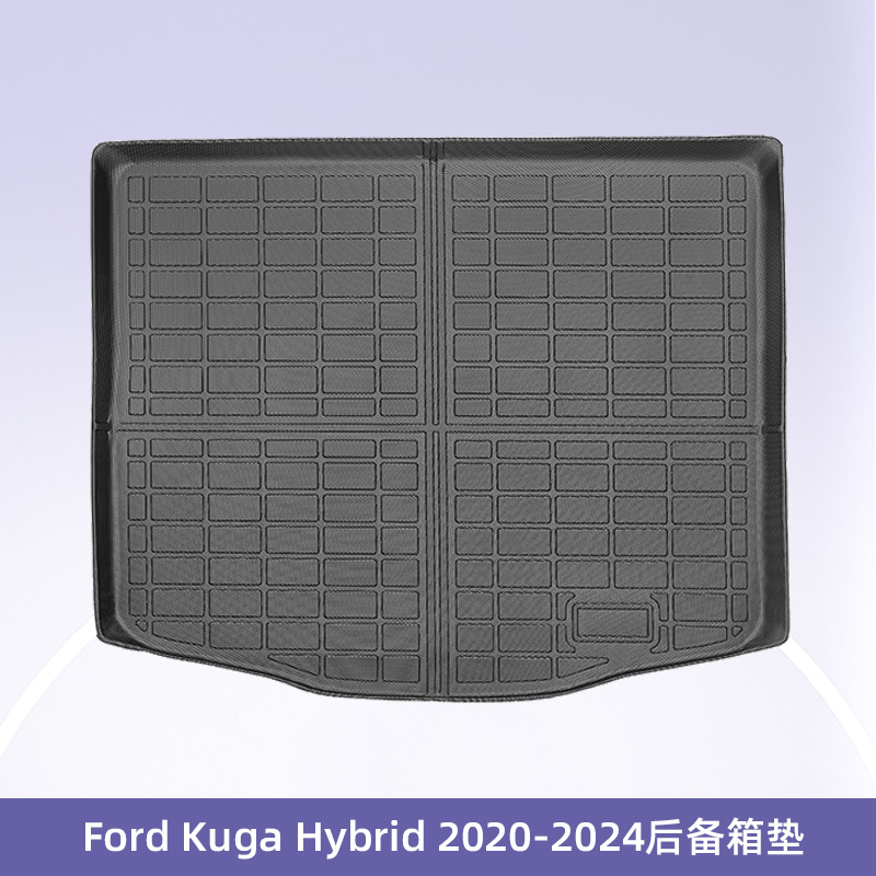 Europa para Ford Kuga 2020 - 2024 híbrido 3D para todo el tiempo TPE cojín de piso para automóviles