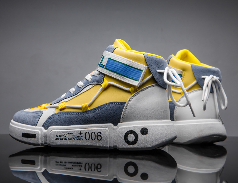 Hoge top herenschoenen zomer nieuwe casual sport Koreaanse versie trendy mode alle match heren groothandel_voghion.com