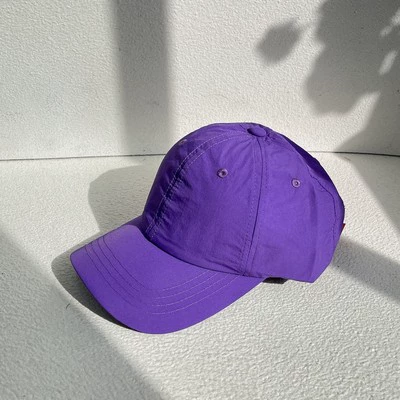 Quick dry purple cap
