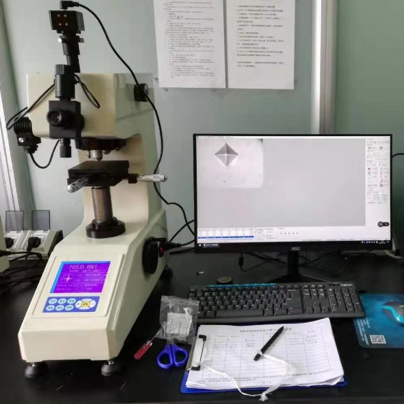 10kg维氏硬度计 自动转塔数显显示98N维氏硬度检验仪