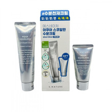 跨境爆品 韩国善自然SNATURE角鲨烷面霜60ml+30ml精华一件代发