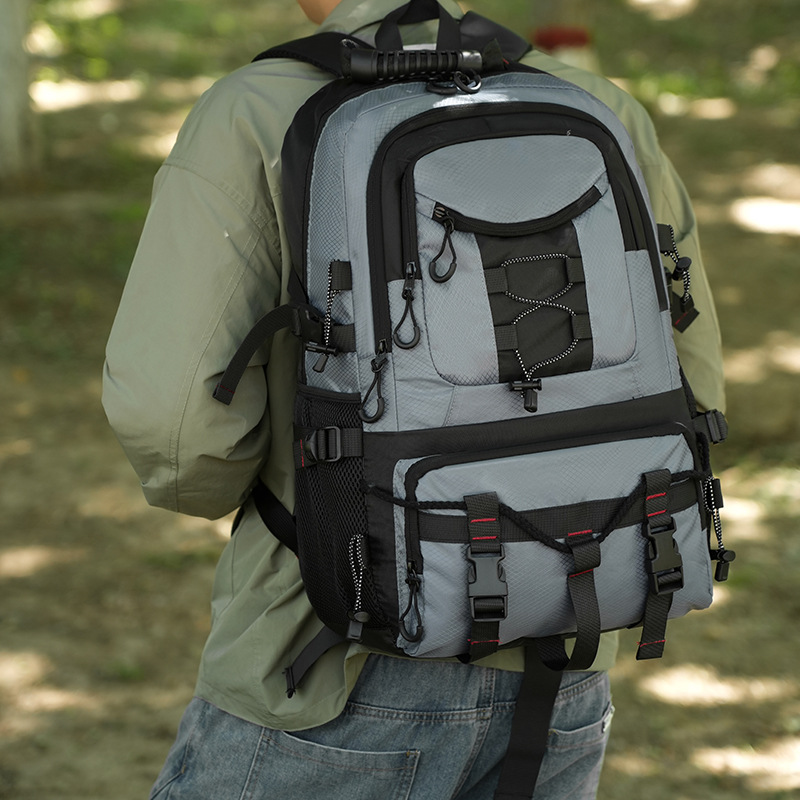 Nueva mochila para hombres y mujeres 2025, bolsa de viaje al aire libre de gran capacidad, bolsa de aventura al aire libre multifuncional, bolsa de montaña, mochila