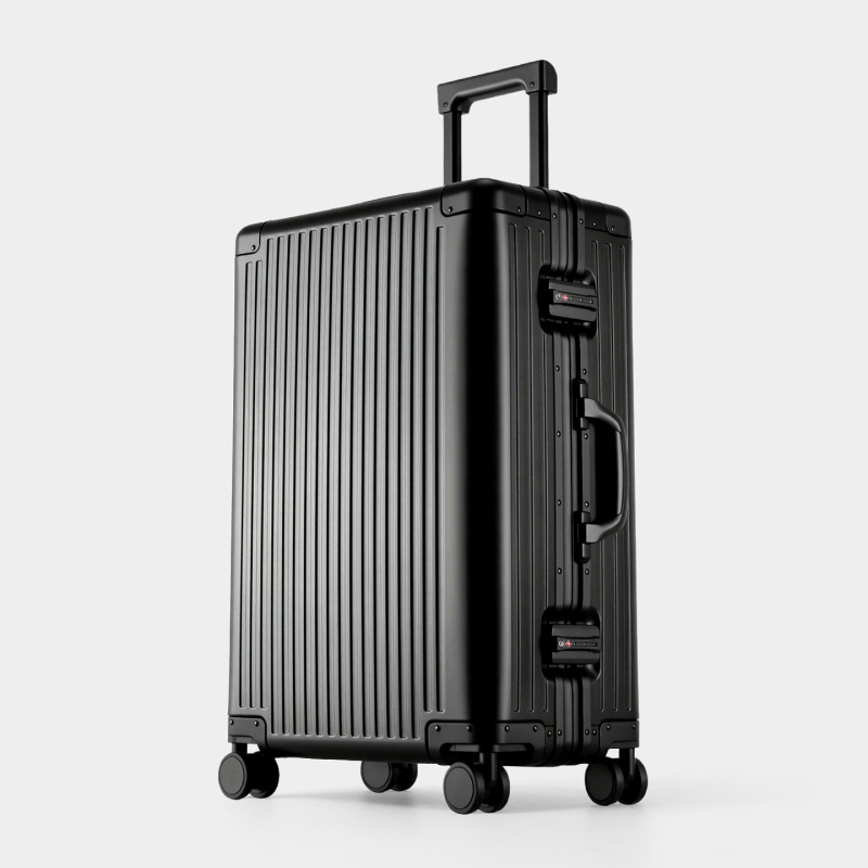 Micro-blemish all-aluminum-magnesium-aluminum alloy boarding box men's and women's pull rod luggage all-metal universal wheel luggage suitcase Micro-blemish all-aluminum-magnesium-aluminum alloy boarding box men's and women's pull rod luggage all-metal universal wheel luggage suitcase