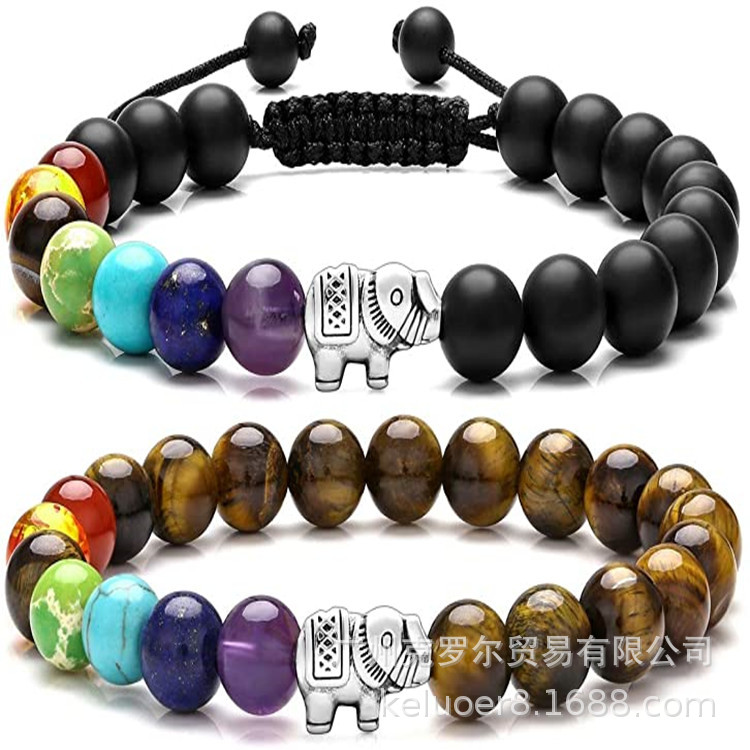 Woven rainbow adjustable bracelet handmade for men and women for…