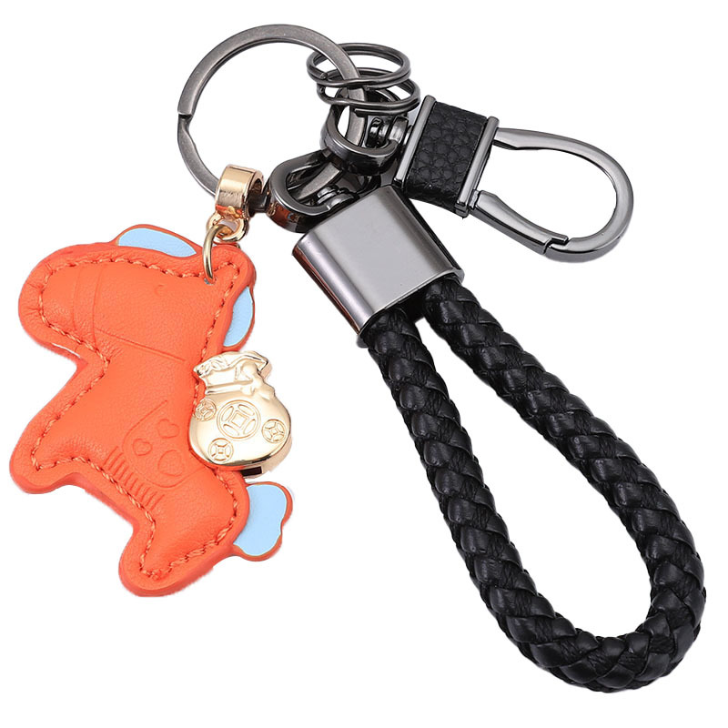 Llavero rico ahora, creativo y exquisito regalo de pareja para hombres y mujeres, lindo colgante de bolso, colgante de llavero de coche