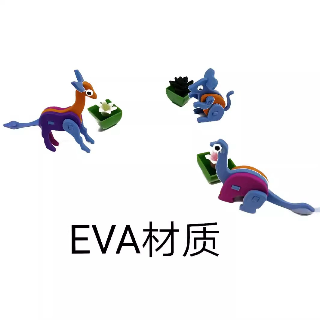 Eva, трехмерная головоломка-бродилка, детские наклейки, конструктор, игрушка, ручная работа, 3D