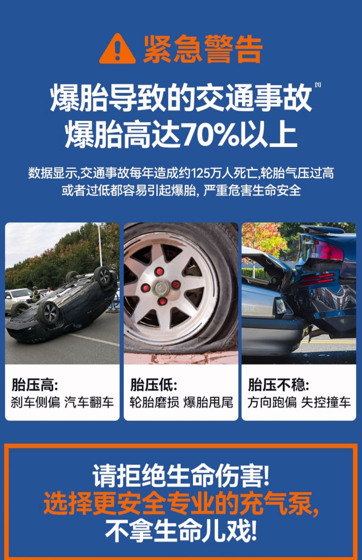 Car-mounted wireless air pump, portable air pump for cars, electric tire inflator for sedans, high-pressure air pump