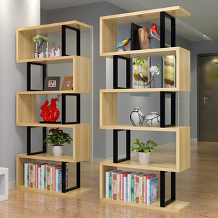 Simple Office Partition Storage Rack Household Multi-Layer Bookshelf Sample Cosmetics Storage Display Shelf Display Rack