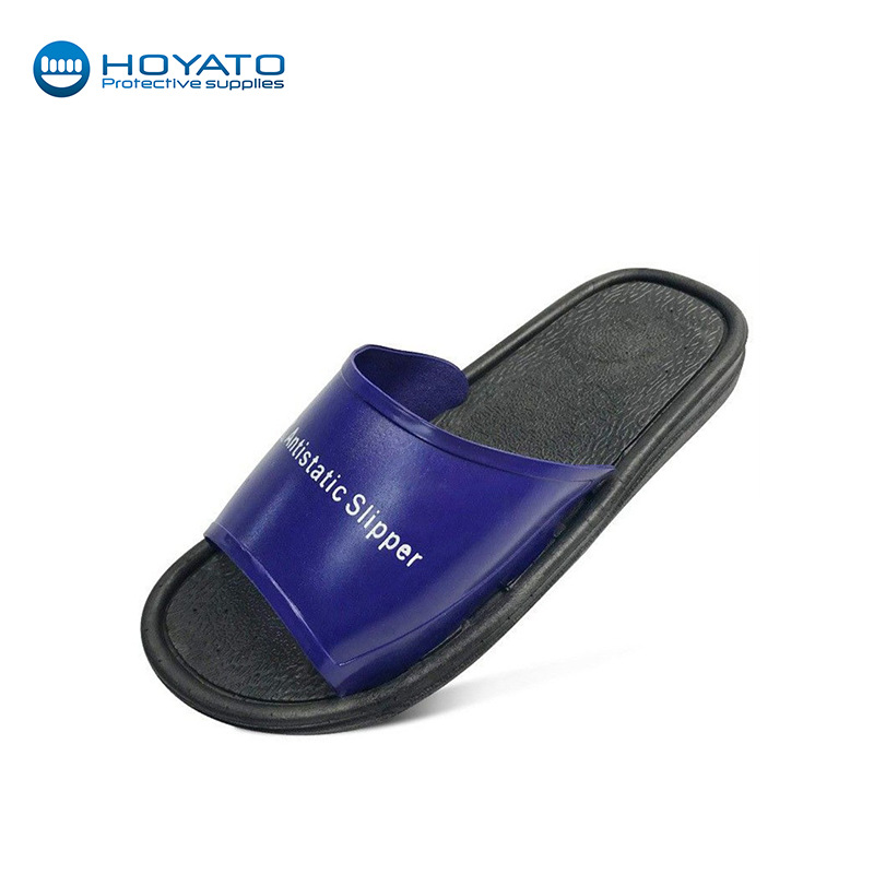 男女通用车间防静电拖鞋无尘车间工作鞋PVC材质防滑耐磨柔软舒适