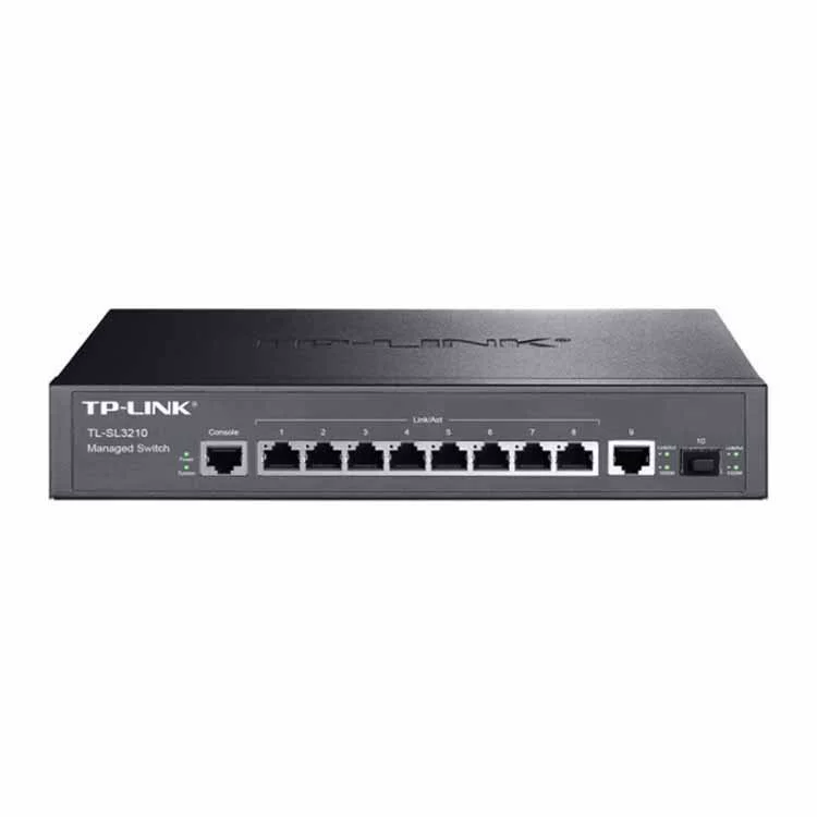 TP-LINK TL-SL3210 корпоративного уровня 8-портовый коммутационный коммутатор уровня 2 под управлением распределитель Huasite