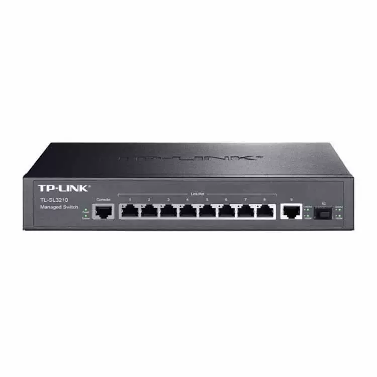 TP-LINK TL-SL3210 корпоративного уровня 8-портовый коммутационный коммутатор уровня 2 под управлением распределитель Huasite