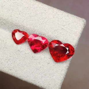 Natural non-burnt pigeon red ruby bare stone ring surface Mozambique origin with international certificate can be set on behalf