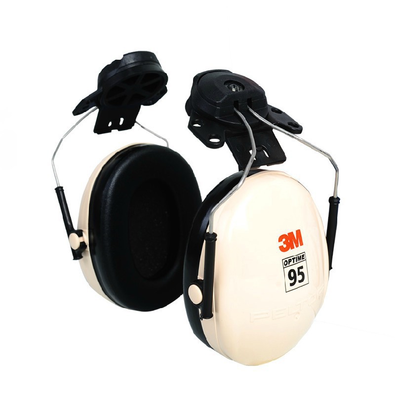 Orejeras de Protección Auditiva para Casco 3M H6P3E de ABS con Reducción de Ruido para Construcción image 4