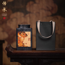 大容量凤凰单枞茶叶铁罐高档普洱陈皮祁门红茶大红袍包装盒密封罐