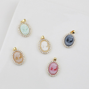 18K������ʯ�E�A�������^�����ӿ۵����ֹ�diy�����Ů�����