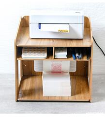 シンプルなオフィス熱プリンタ棚デスクトップ宅配便シングル収納棚電子面シングルプリンタスタンド