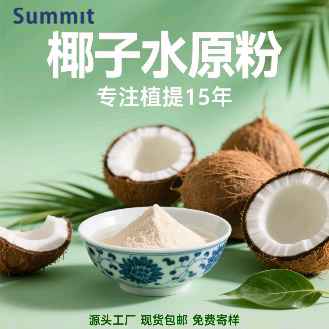 椰子水原粉SC工厂新鲜海南椰汁粉现货食品级水溶性风味粉奶茶粉椰