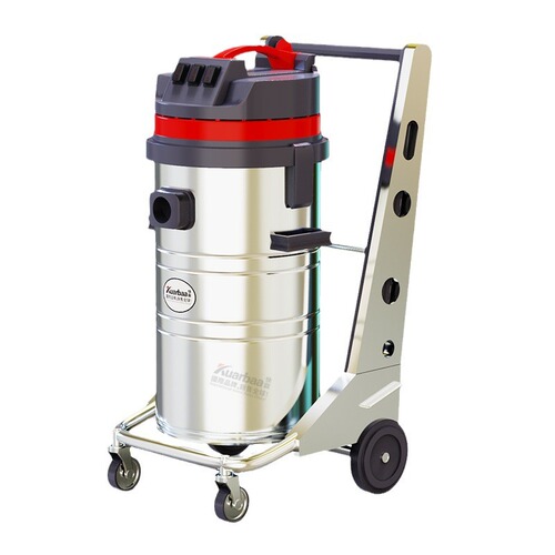 Fastdom Industrial Vacuum Cleaner Drum Type Commercial Vacuum and Mop Combo Dry and Wet Dual-Purpose High Power Factory Workshop Dust Extractor