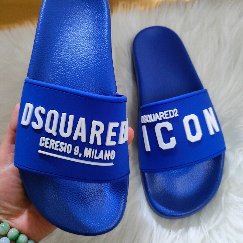 Couple's Singapore Cambodia Vietnam Beach Sandals 2024 Summer New Southeast Asian Fashion Brand One-Word Drag Letters