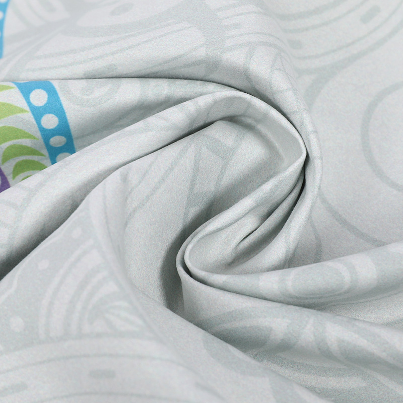 Microfibra doble cara impresión de lana toalla de yoga plegable portátil viaje manta especial toalla impresión diseño suave