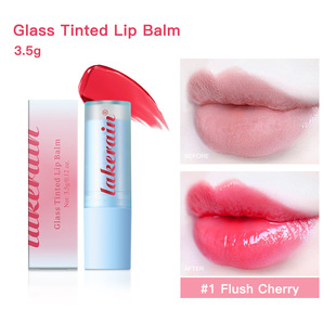 Lakerai Tinted Lip Balm Moisturizing Lipstick Long-Lasting Moisturizing Lip Gloss Lipstick