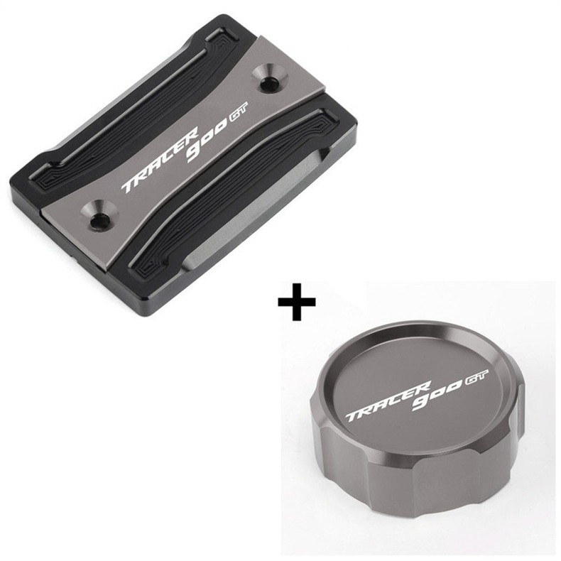 Suitable for Yamaha Tracer 900Gt 18-23 Modified Front Brake Pump Cover + Rear Brake Oil Reservoir Cover