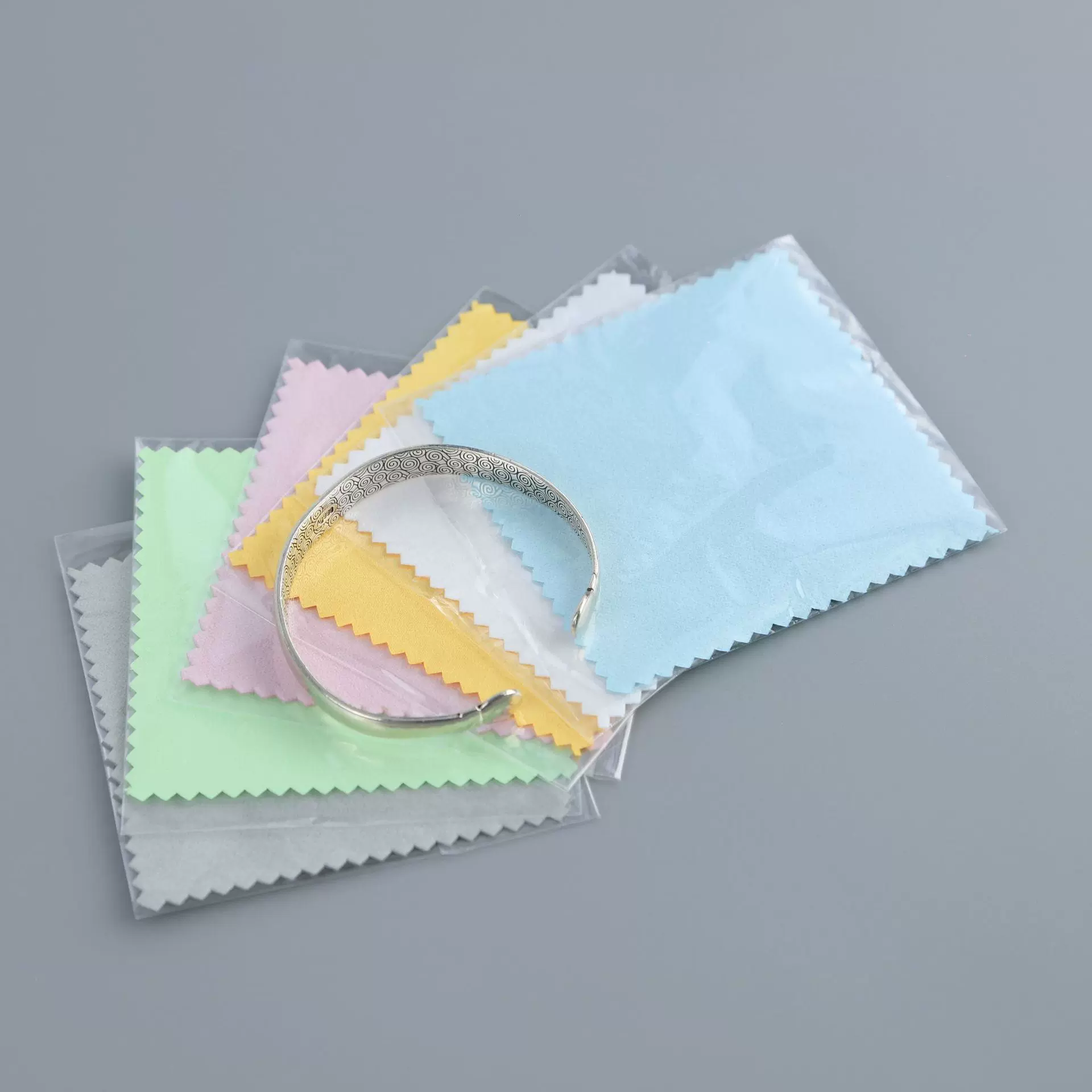 擦银布现货8*8cm首饰清洁保养布擦银布抛光布小批量独立包装批发