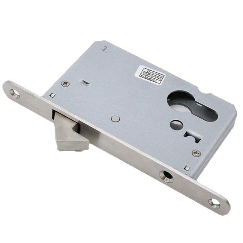 Acero inoxidable 50 cuerpo de cerradura de puerta deslizante de gancho único cuerpo de cerradura de gancho fundido estándar europeo cuerpo de cerradura