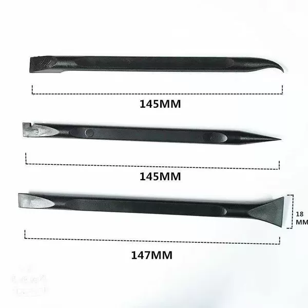 Set, crowbar, 3 piece set