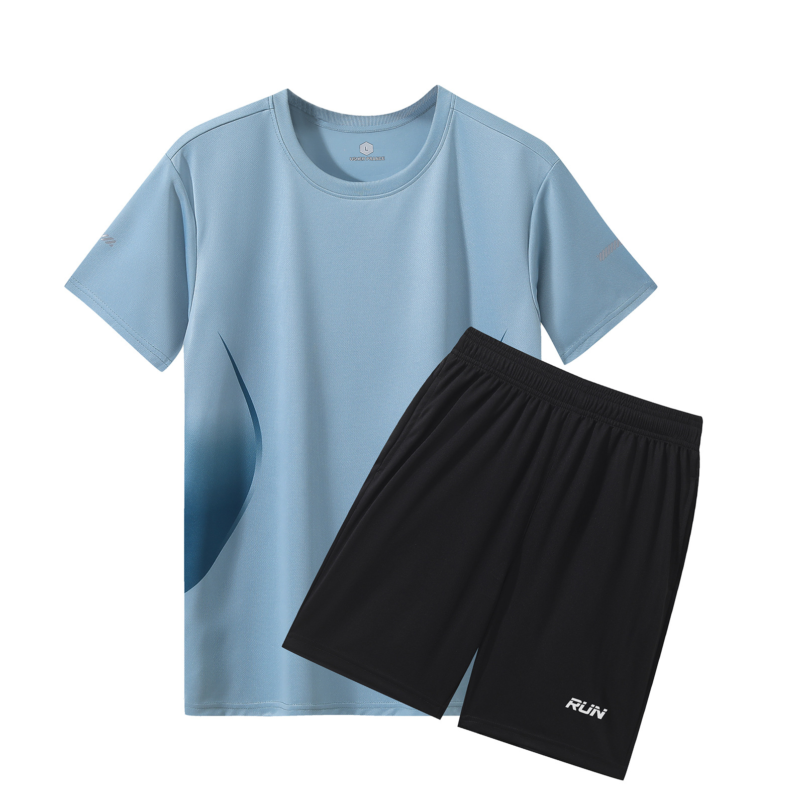 Venta directa de fábrica verano nuevo estilo de manga corta para hombres y mujeres ropa deportiva para correr, camiseta de fitness, ropa de entrenamiento de secado rápido transpirable