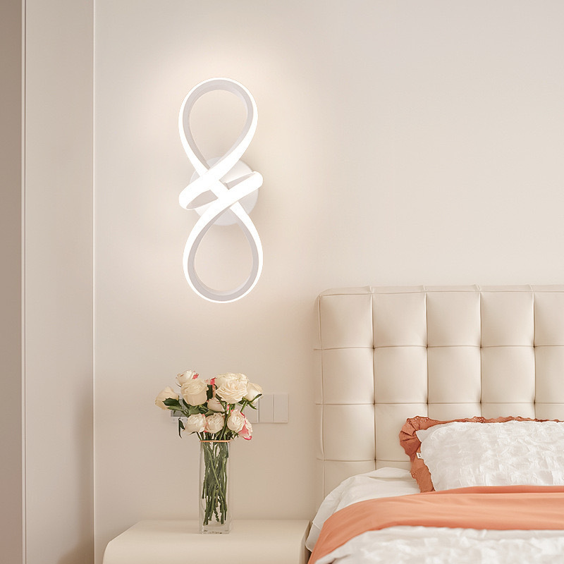 Lámpara de escritorio del armario, puerta de entrada de estilo chino, lámpara de balcón, arco cerrado, personalidad creativa, lámpara de pared simple, sombrero