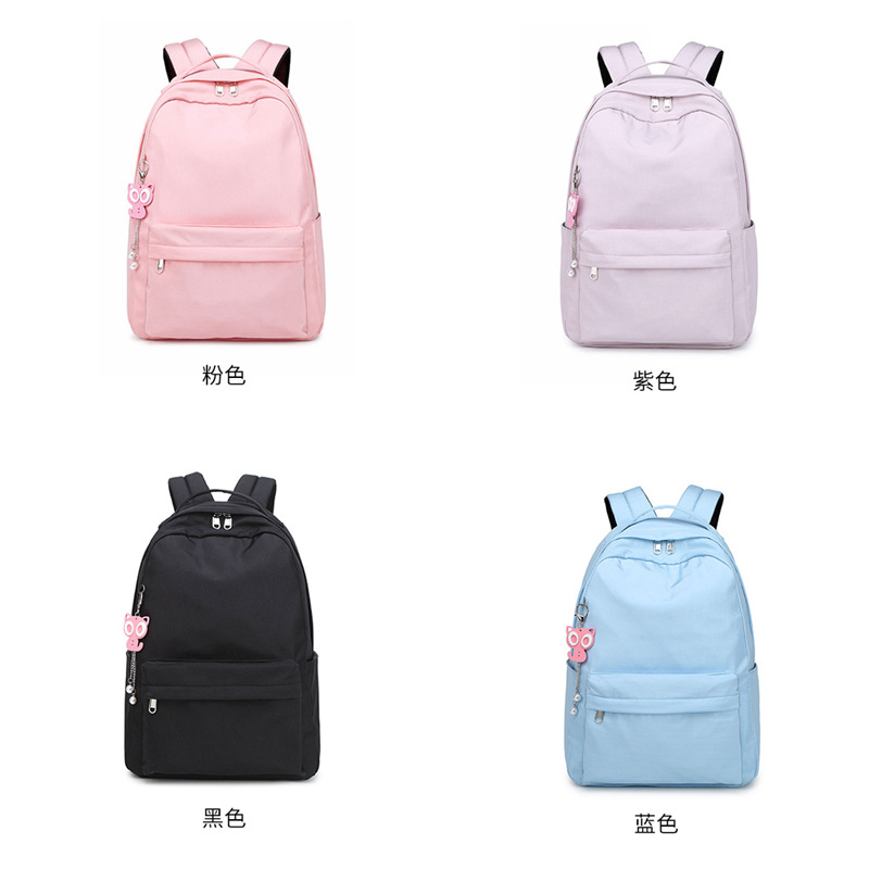 Nuevo Rosa Escuela Primaria estudiante schoolbag niñas gran capacidad estilo coreano simple mochila estudiante mochila