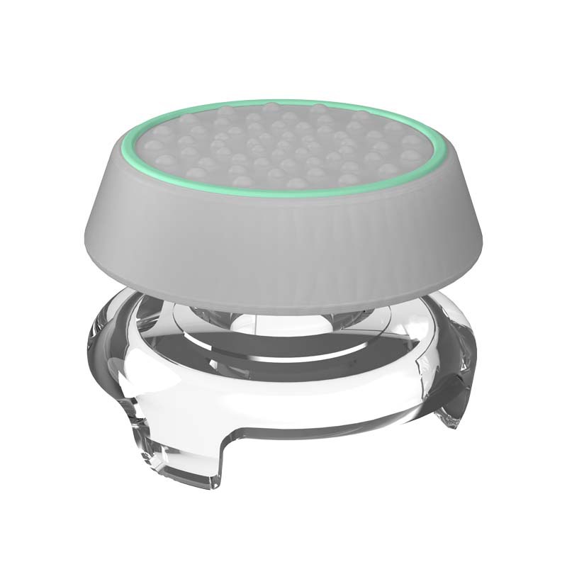 PS5 mango tapa basculante piezas de goma traje PS5 versión Elite mango de dos colores anillo Rocker manga aumento de altura combinación tapa del botón