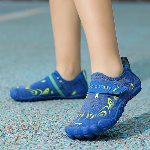 Children's Cross-border Beach Shoes Water Shoes New Five-Finger Anti-Slip Breathable Quick-Dry Lightweight Creek Swimming Shoes Dance Shoes