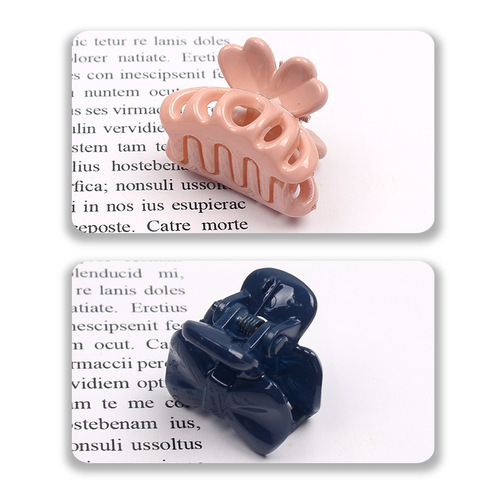 Korean style dark color 6 card-mounted small hairpins, fashionable mini hairpins, girls' back of head hairpins D218