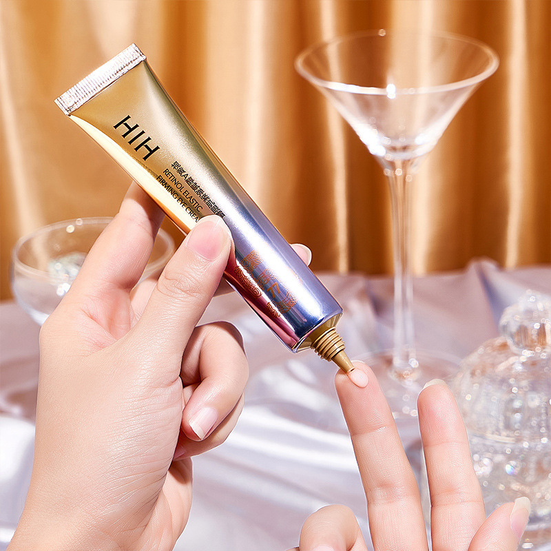 황색 알코올 탄력 아이 크림