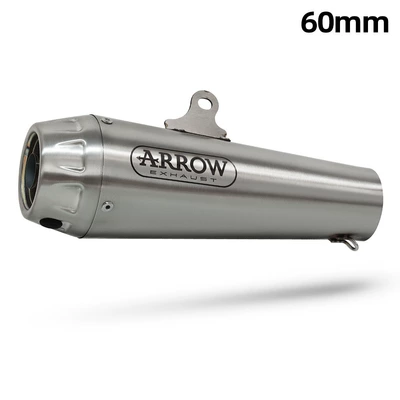 Suitable for Motorcycle Exhaust Motorcycle exhaust pipe - stainless-steel-titanium-color-long-mark-60mm-welded-lifting-lugs